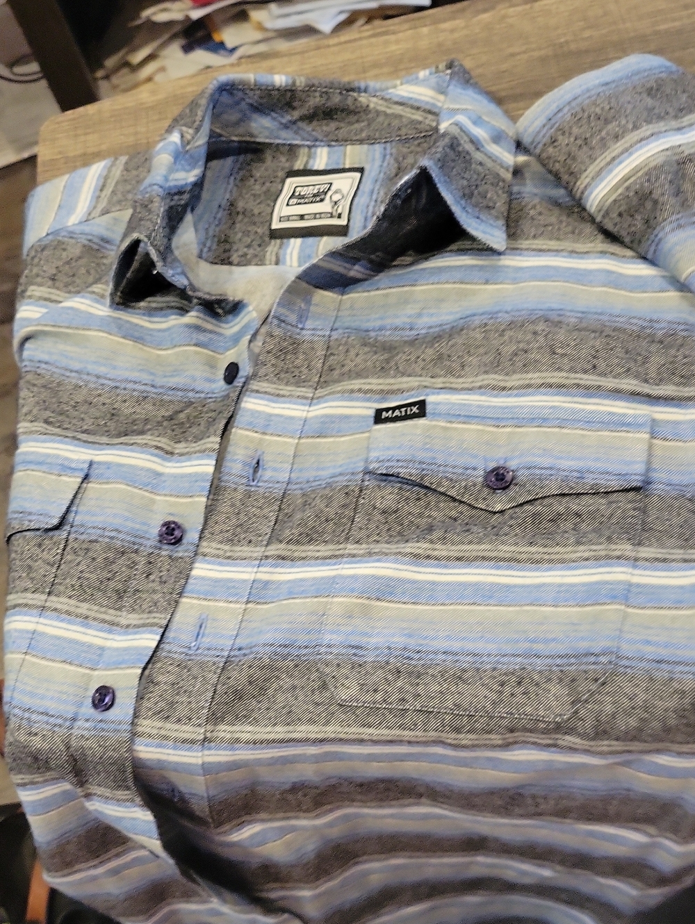 Mens Torey For Matix Brushed Flannel. NWOT/ Sz.Small/ SW Style